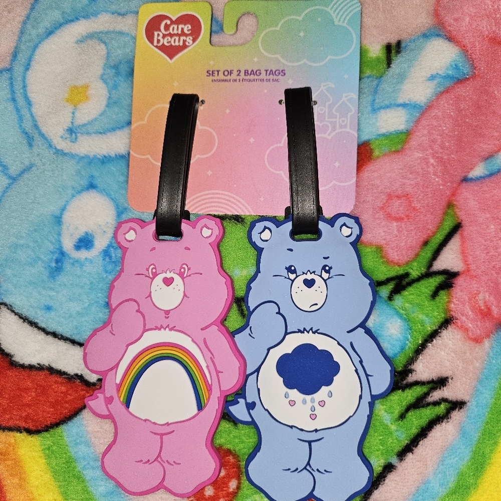 Care Bears Luggage Tags Set of 2